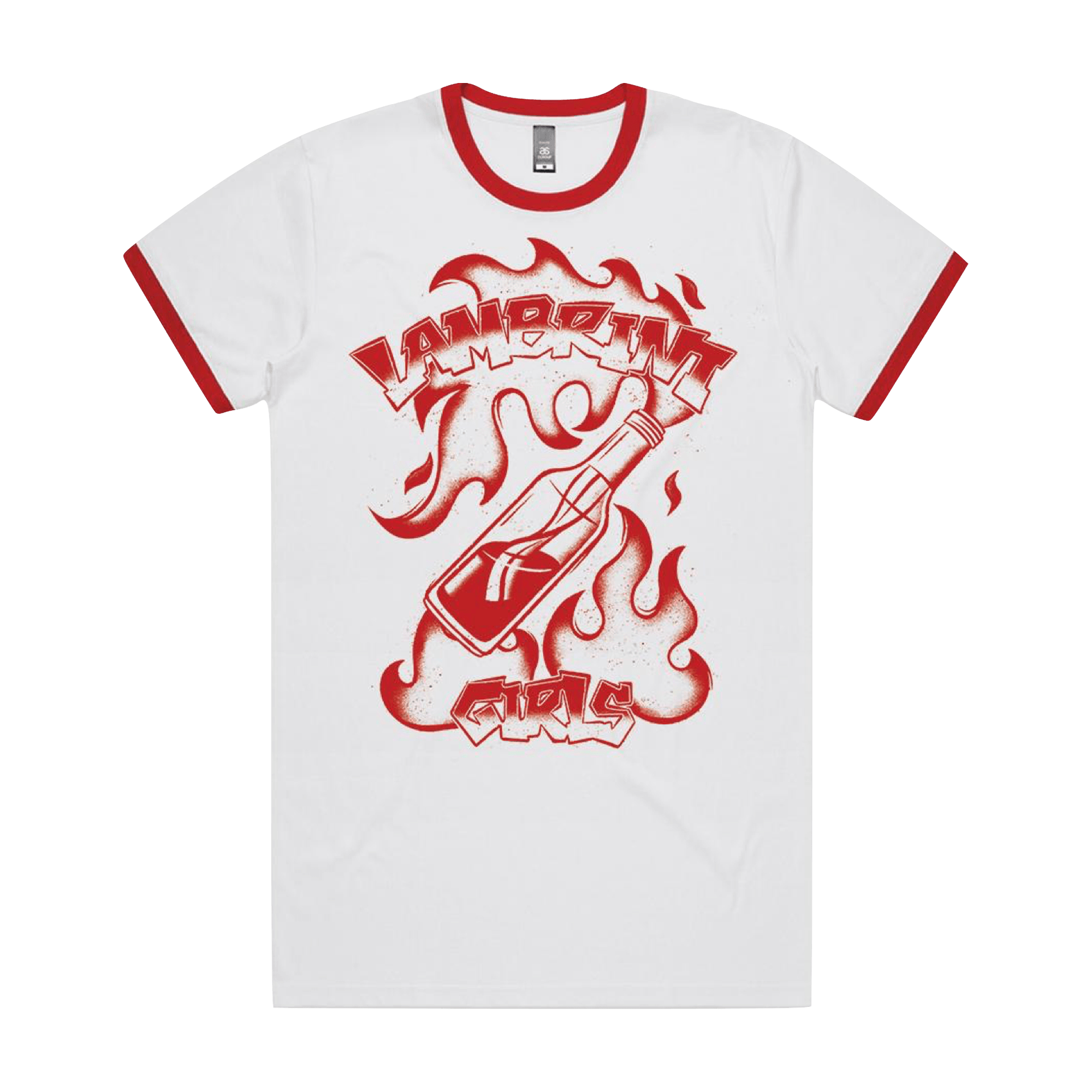 Molotov Ringer Tee -White/Red