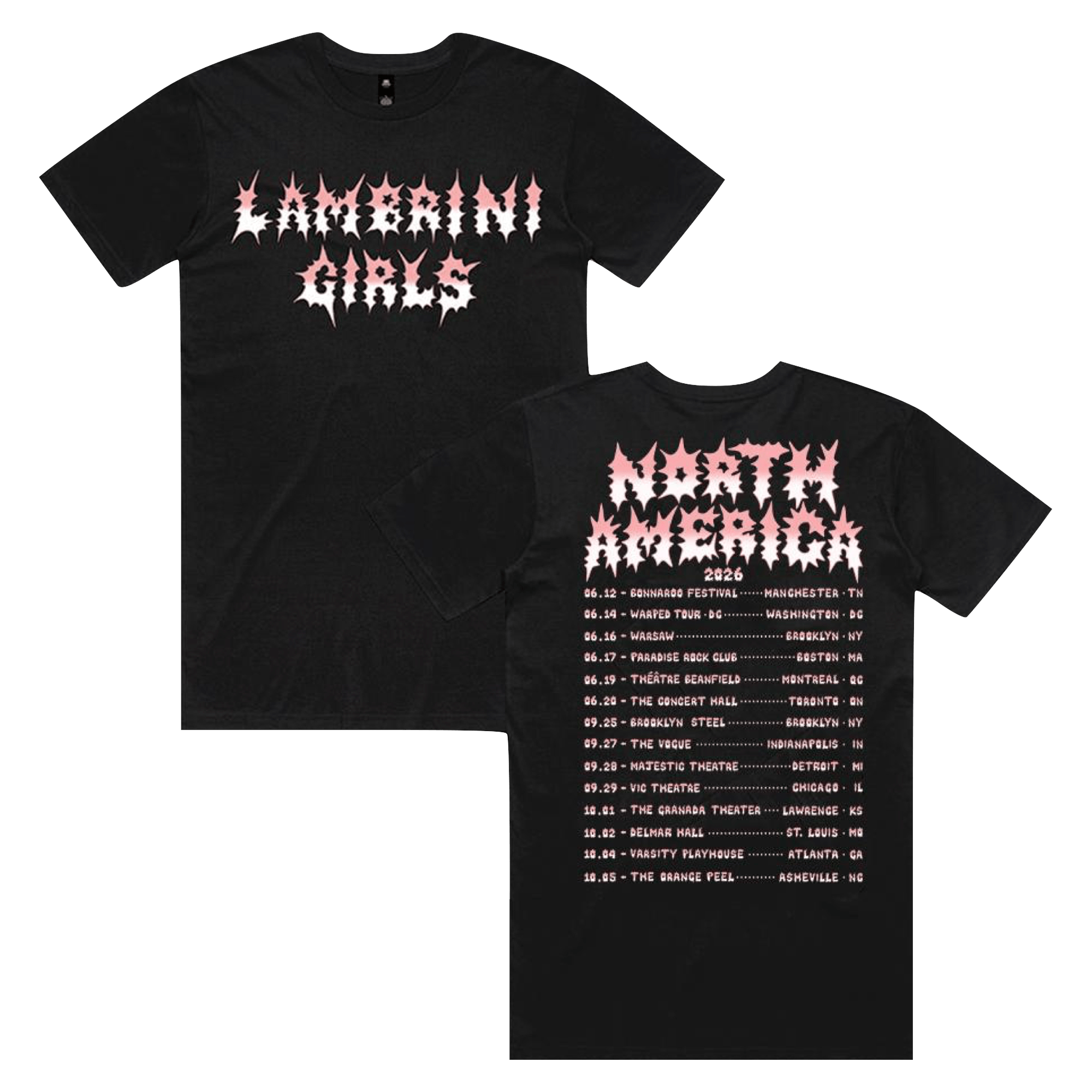 North America Tour Tee - Black